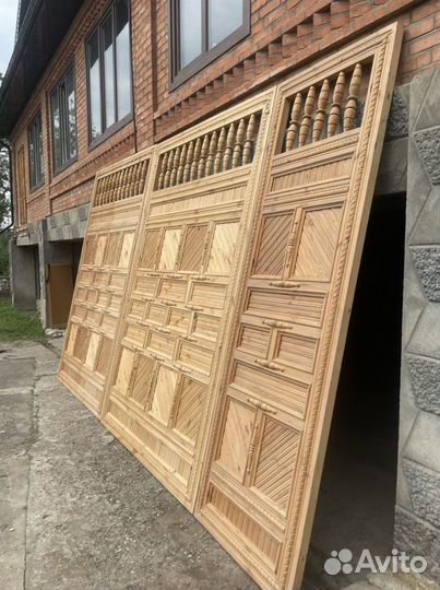 Ворота деревянные