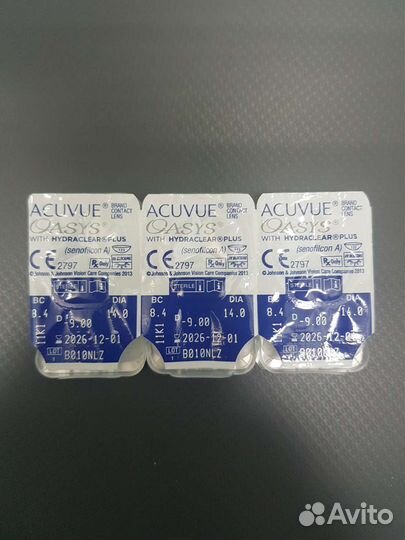 Контактные линзы Acuvue Oasys 2-нед, 8.4