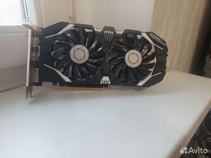 Видеокарта GTX 1060 3gb MSI
