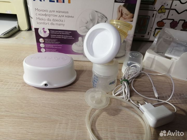 Молокоотсос avent электрический