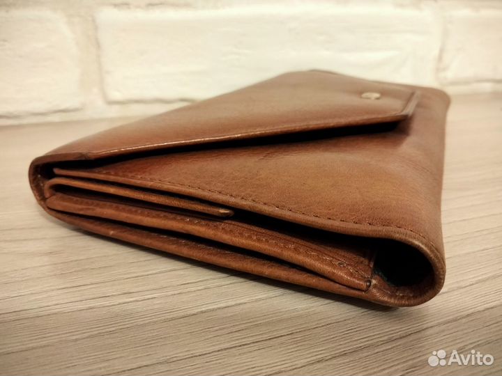 Портмоне женс кошелек Talip винтаж 1990е Кожа нат