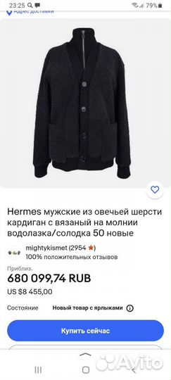 Кожаный плащ мужской Hermes оригинал