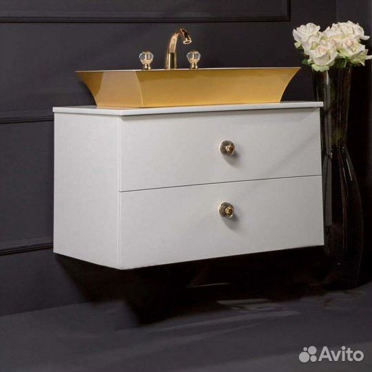 Тумба с раковиной Armadi Art NeoArt 80 белая