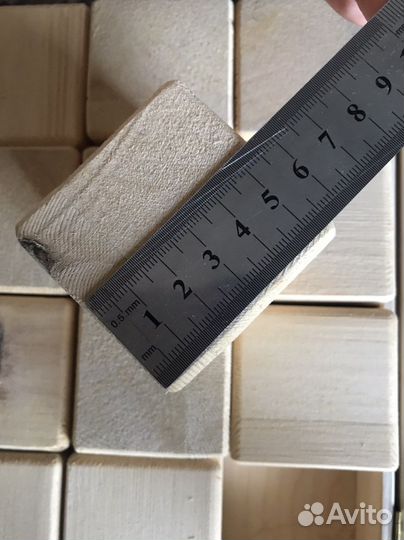 Кубики деревянные