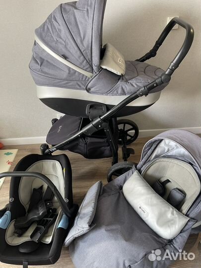 Коляска tutis nanni 3 в 1 нового образца
