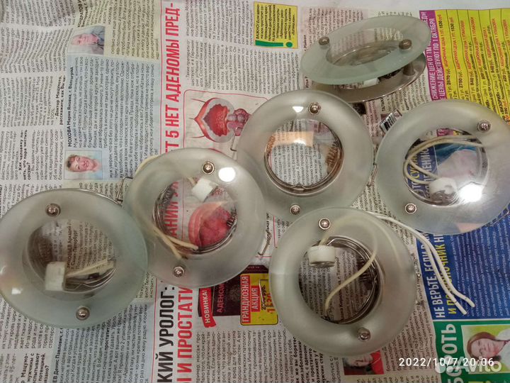 Точечные встраиваемые светильники