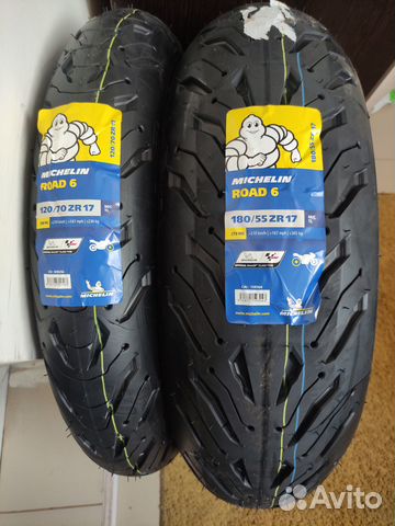 Мотошина 180 55 17 Road 6 комплект