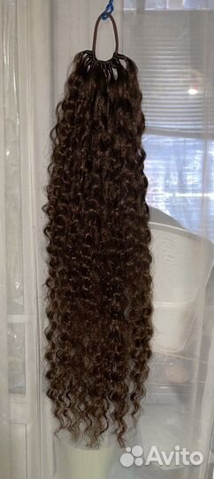 Хвост из афролоканов на резинке