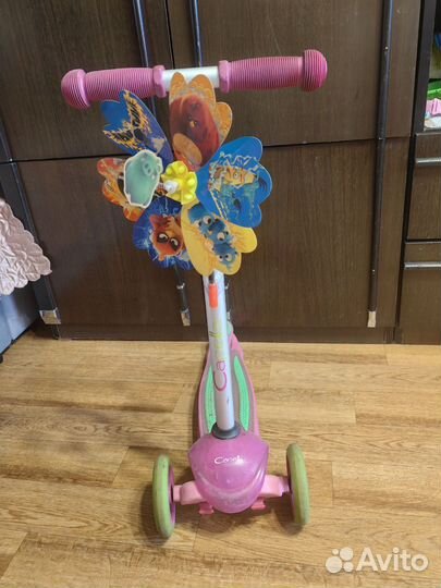 Самокат детский 3-хколесный с 1,5 до 3,5 лет