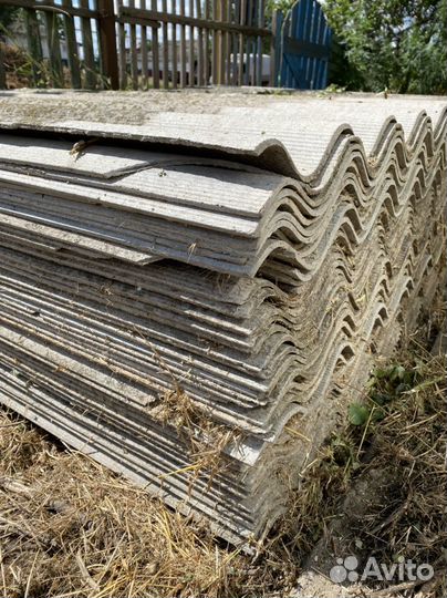 Шифер 7 волновой б/у около 30 шт