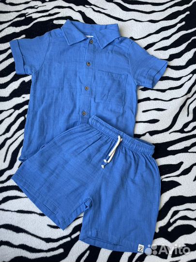 Костюм шорты и рубашка