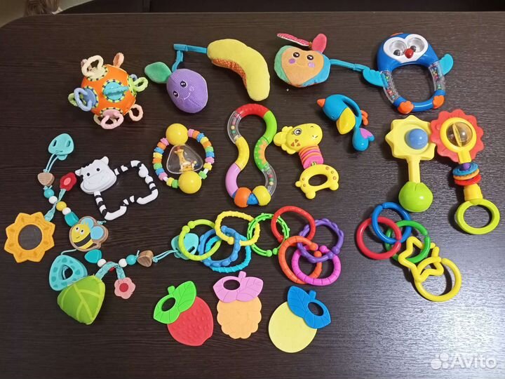 Игрушки погремушки (пакетом)