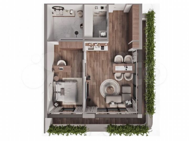 1-к. квартира, 57 м² (Таиланд)