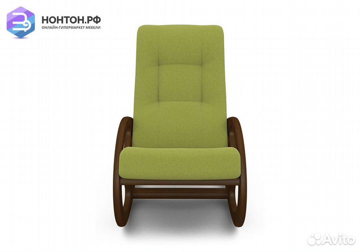 Кресло-качалка оливковое