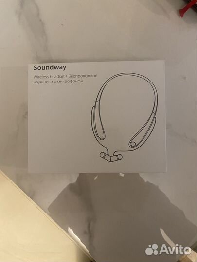 Беспроводные наушники с микрофоном Soundway