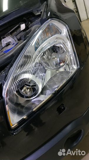 Nissan Qashqai чистка, полировка и замена ламп