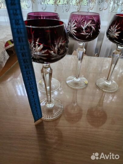 Хрустальные фужеры ГДР