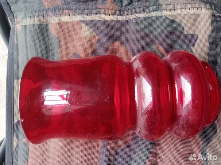 Ваза цветное стекло СССР