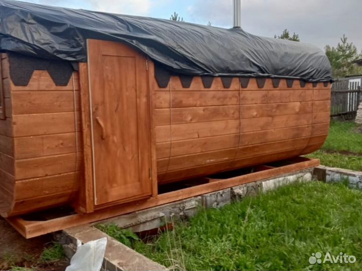 Бани-бочки квадро с доставкой