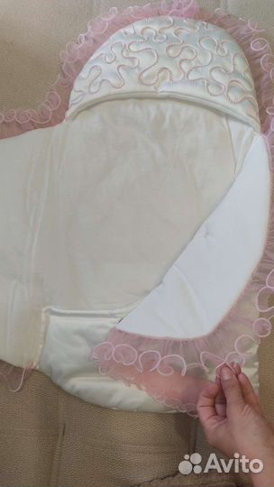 Конверт на выписку для девочки весна осень