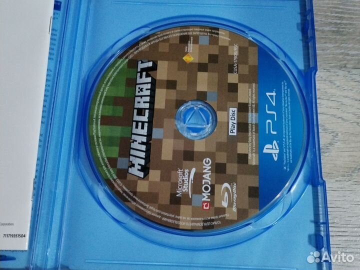 Игра на диске Minecraft для PS4