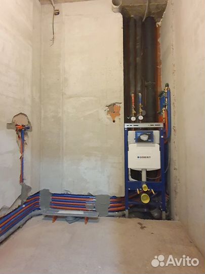 Монтаж инсталляции унитаза. Сантехник Зеленоград