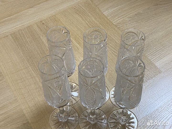 Бокалы хрусталь СССР