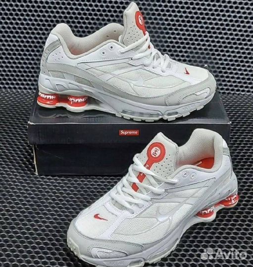 Кроссовки Nike Supreme xShox Ride 2 White Luxe