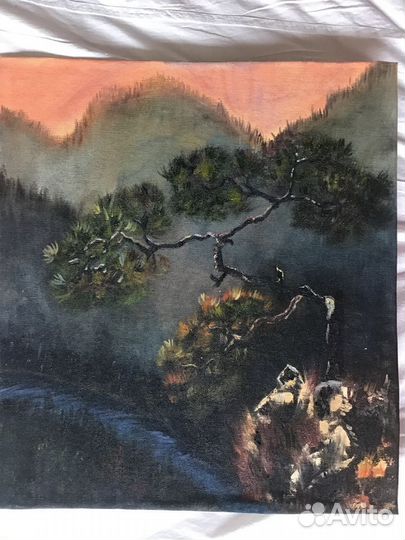 Картина маслом на холсте пейзаж