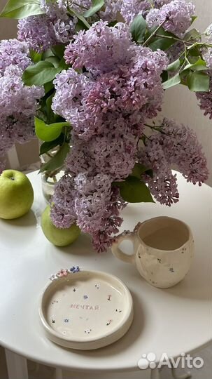 Чайная пара из керамики ручной работы