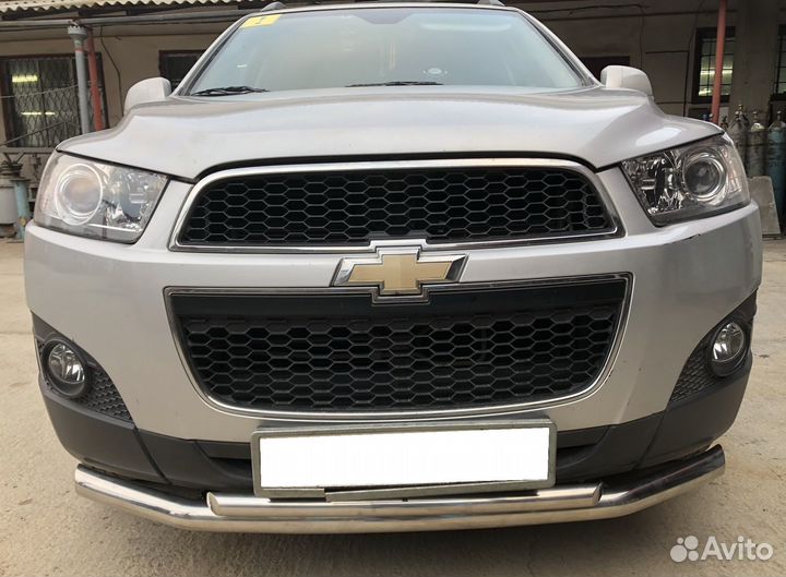Chevrolet Captiva2012 Защита перед бампера двойная
