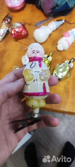 Мальчик с кнутом елочная игрушка СССР