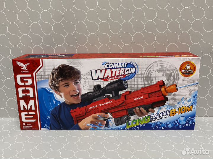 Водяной автомат красный 540мл