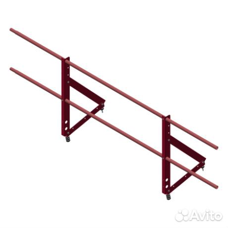 Ограждение кровли Optima RAL 3011 650 мм