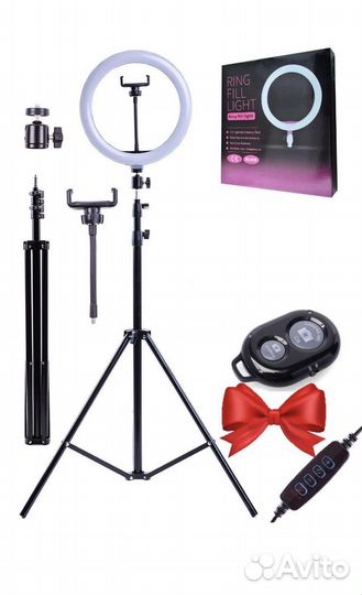 Кольцевая лампа LED Ring Fill Light 26 см RGB