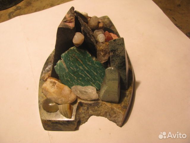 Горка из натурального камня