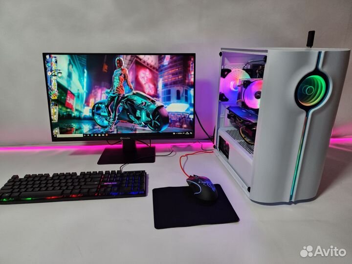 Игровой пк inтеl I5-12400F+RTX 3070 asus+HyperX16G
