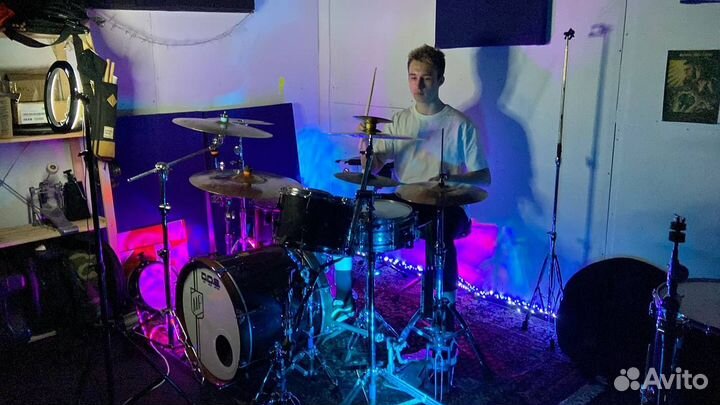 Уроки игры на барабанах 2 часа