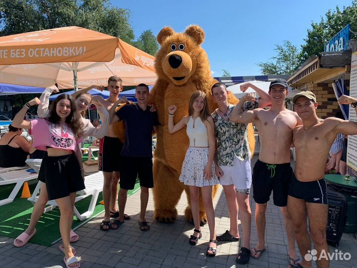 Белый мишка поздравление. Медведь на праздник