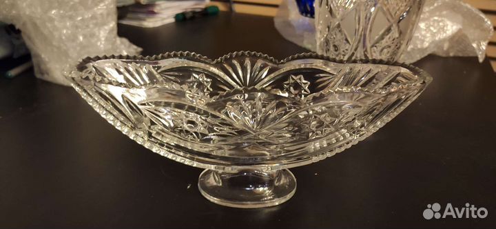 Хрусталь СССР кружки, вазочки, стаканы