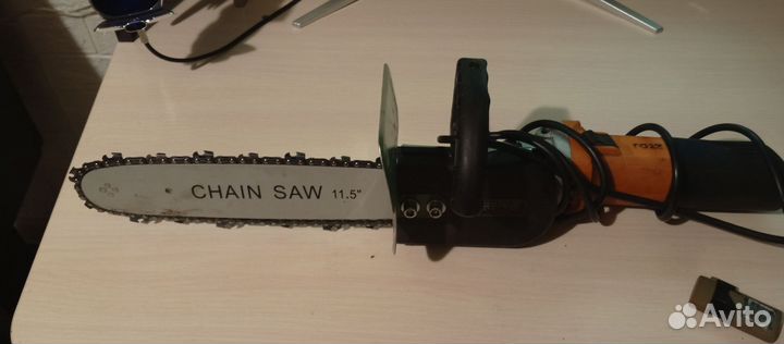 Насадка цепная пила на ушм