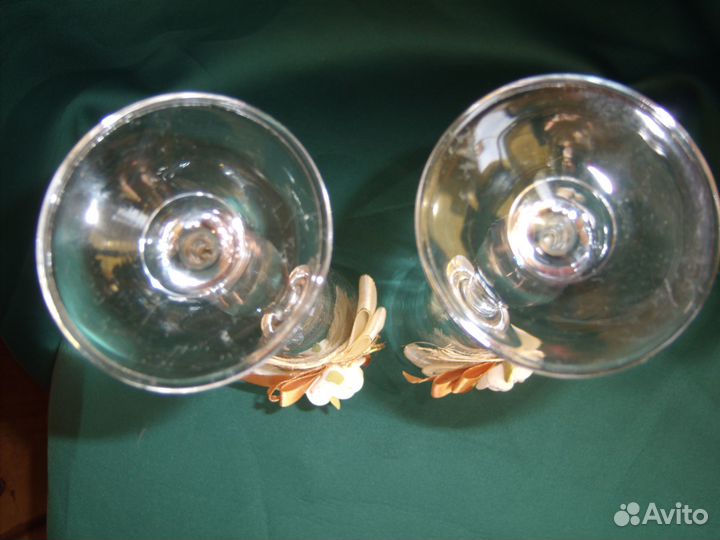 Фужеры свадебные праздничные