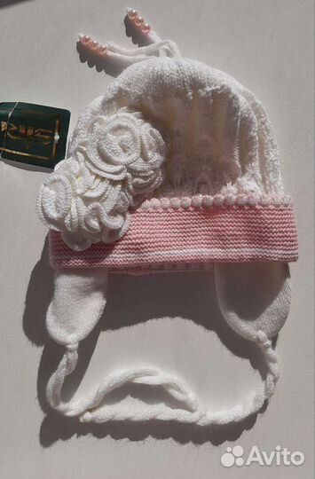 Шапочка для девочки 46-48