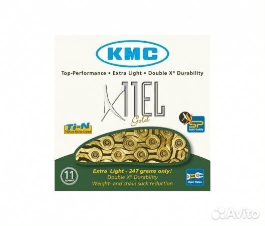 Цепь KMC X11EL 11 ск. 114L Gold