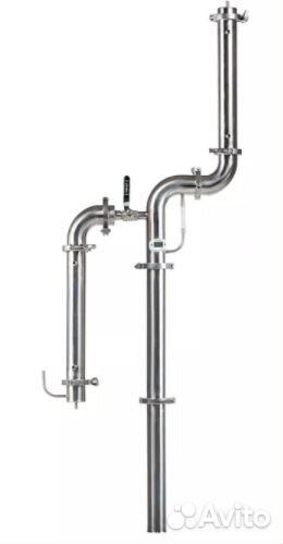 Ректификационная колонна с отбором по пару