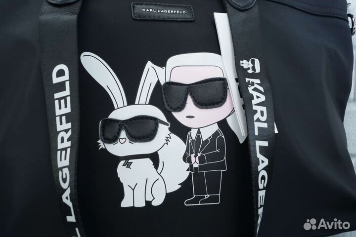 Сумка новая Karl Lagerfeld чёрная люкс большая