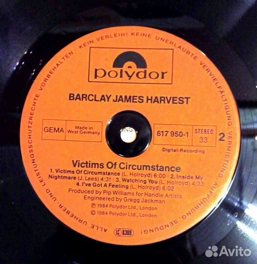 Виниловые пластинки Barclay James Harvest