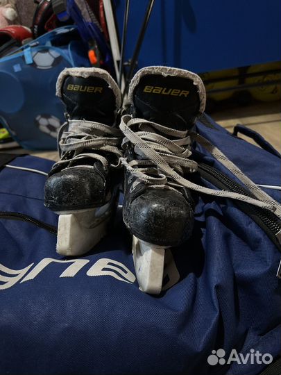 Коньки хоккейные детские 32 размер bauer