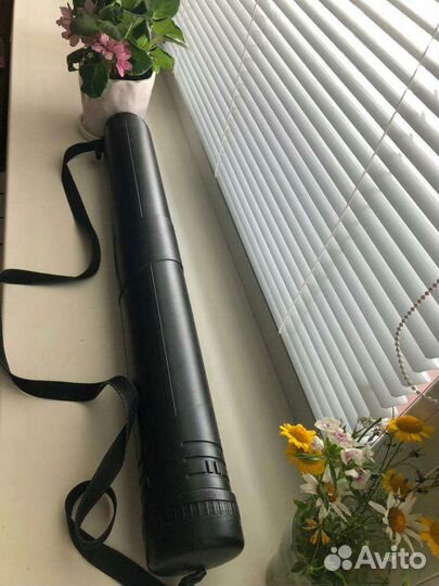 Тубус пластиковый для чертежей