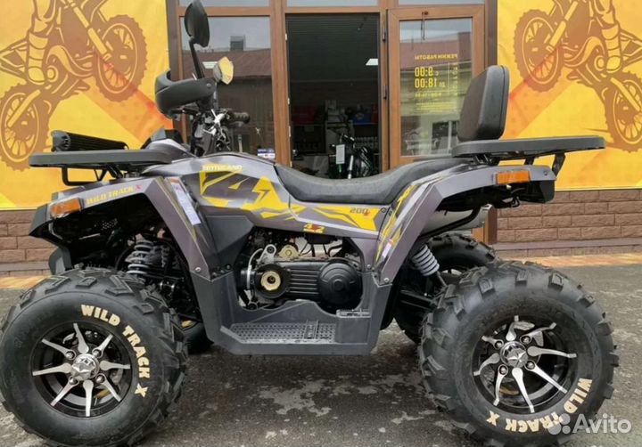 Квадроцикл Motoland Wild Track X 200 PRO metallik
